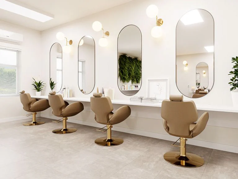 Chloe Gold Styling Chair - Image 6