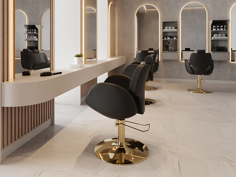 Chloe Gold Styling Chair - Image 7