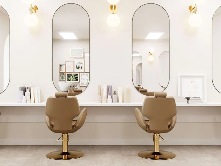 Chloe Gold Styling Chair - Image 8