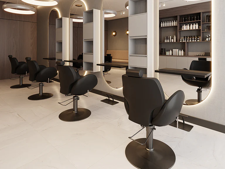 Chloe Black Styling Chair - Image 6